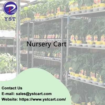 Qhov Tseem Ceeb Nursery Cart Rau Kev Cog Kom Zoo Thiab Kev Loj Hlob